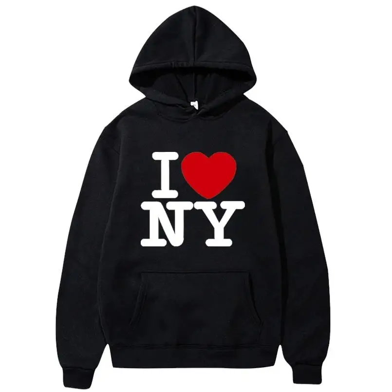 Street Fashion In New York - J'aime New York imprimé sweats à
