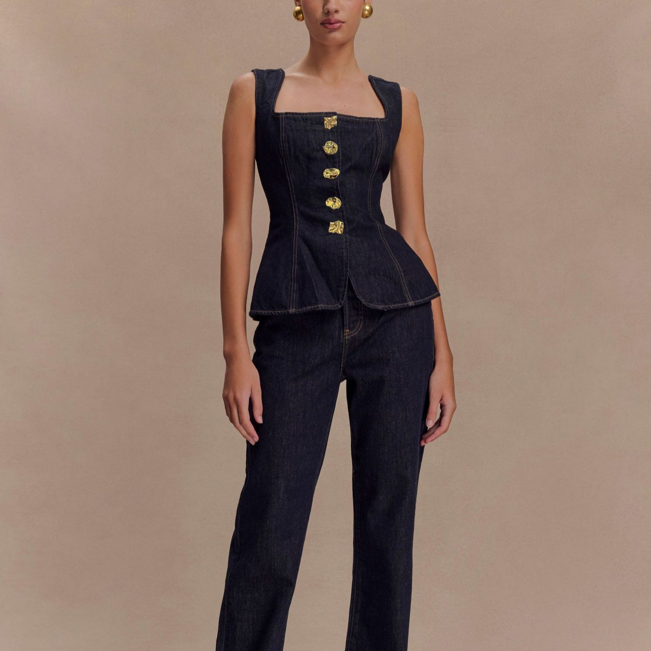Street Fashion Baggy - Été Denim pantalon ensembles femmes 2025