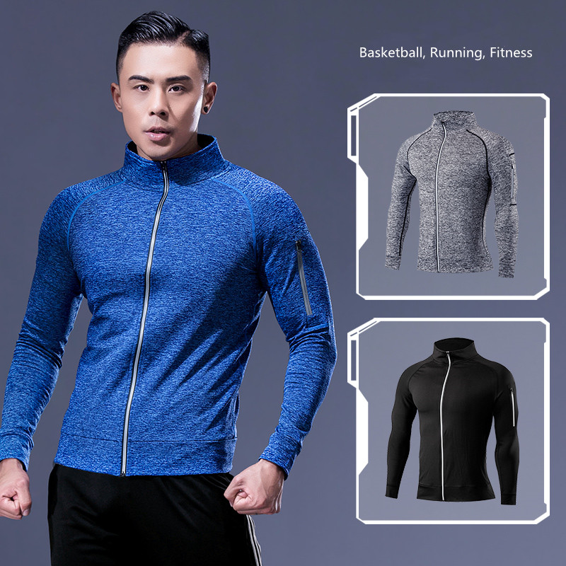 Reflective Jacket Running - Veste d'entraînement de course pour hommes,