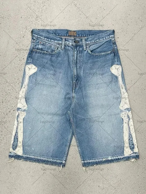 Street Fashion Baggy - Shorts en jean vintage Y2K Deeptown