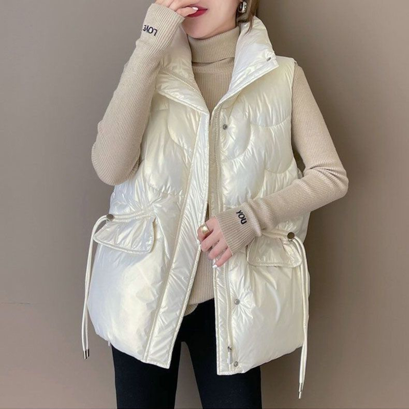 Puffer Vest Padded - Nouveau Gilet en Coton Rembourré pour