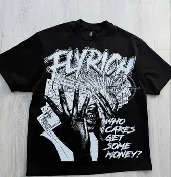 Street Fashion Baggy - Y2k Harajuku Streetwear – T-Shirt surdimensionné