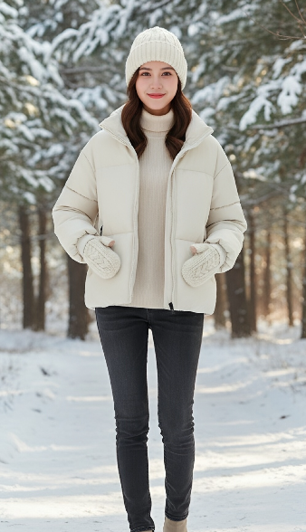 Puffer Vest Padded - Parkas femmes manteau veste automne hiver