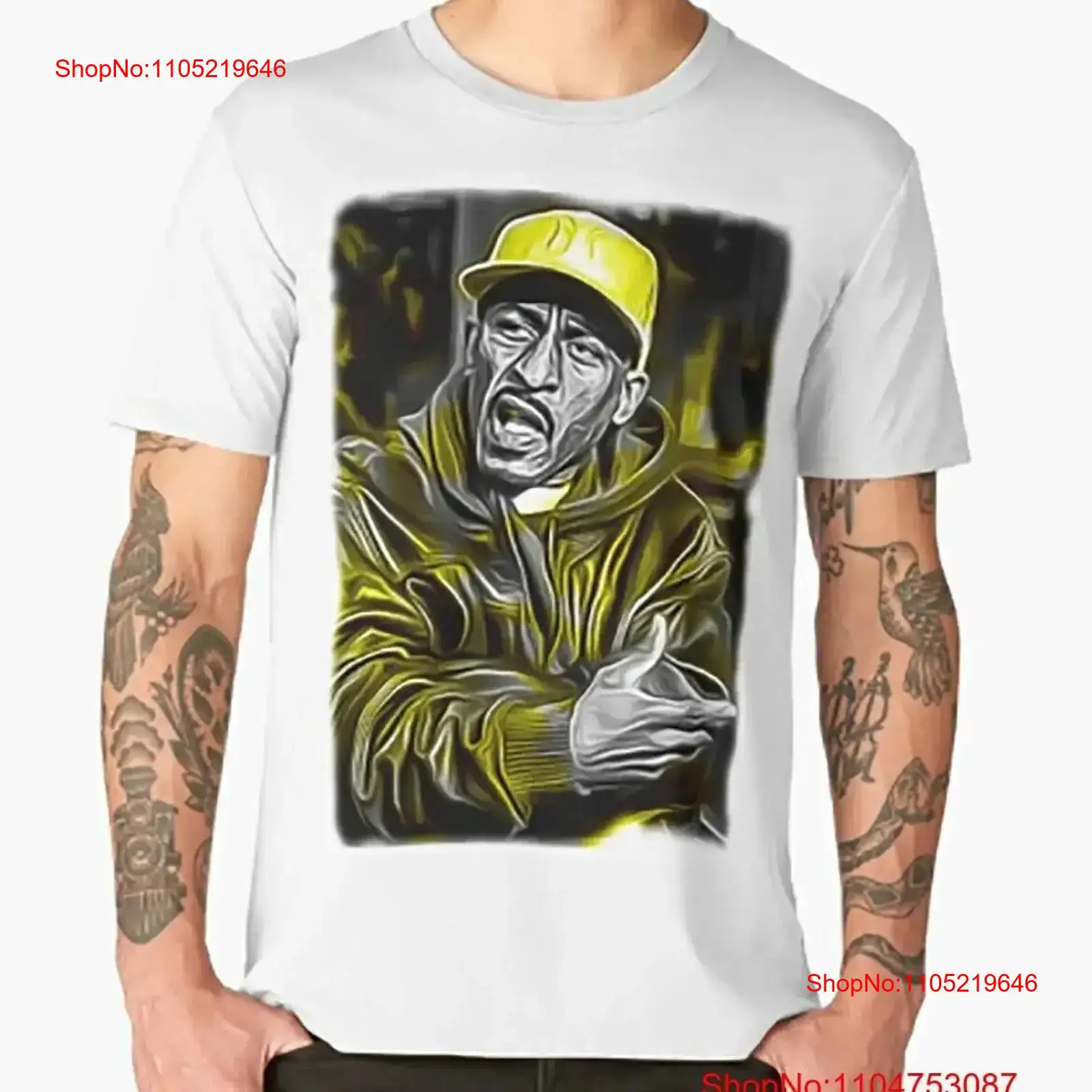 Street Fashion Baggy - Rakim t-shirt rappeur classique rap hip