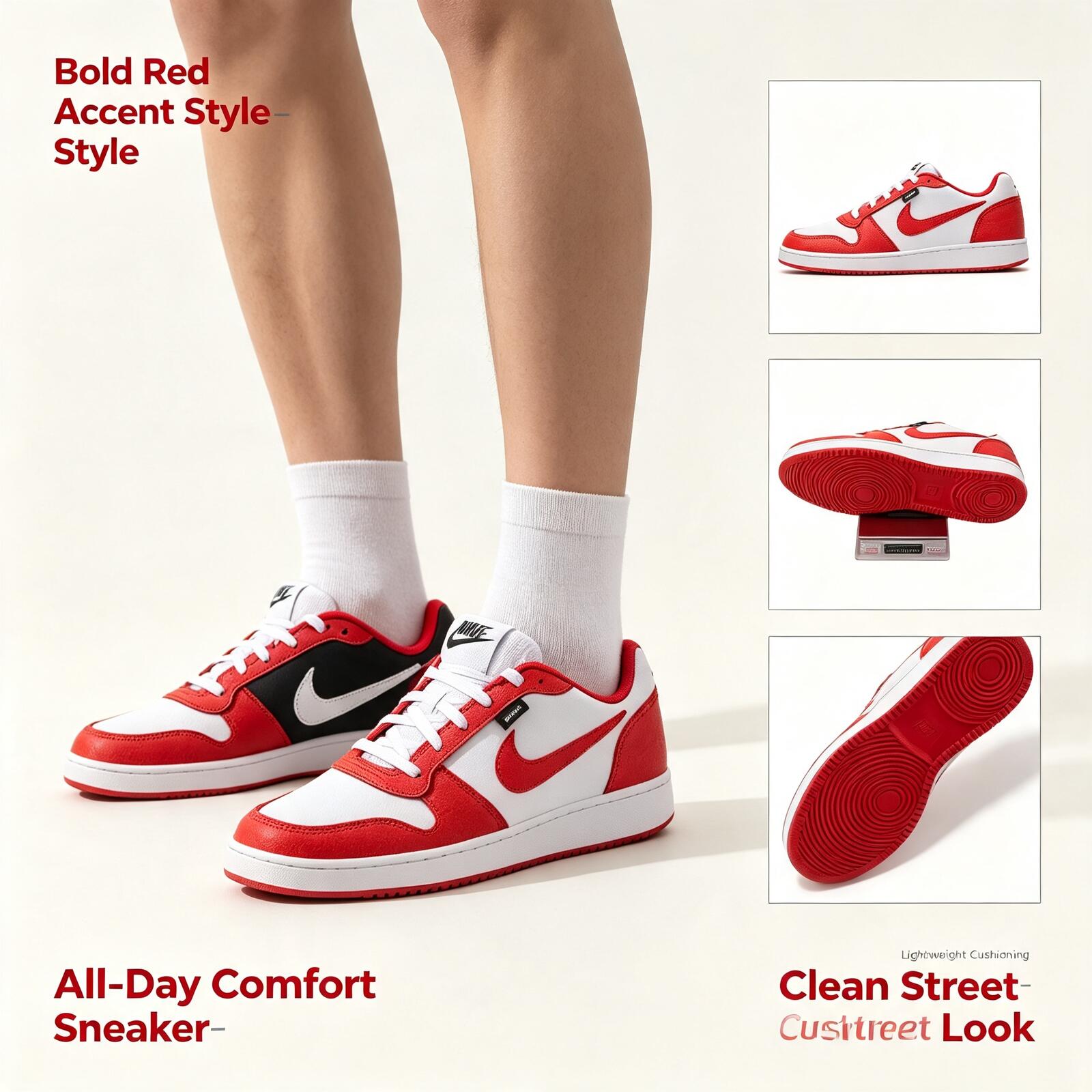 Street Fashion Nike - Baskets basses Nike Ebernon Low Prem