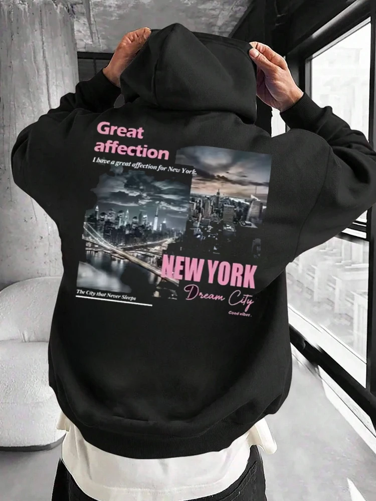 Street Fashion New York 2025 - New York Dream City sweat à