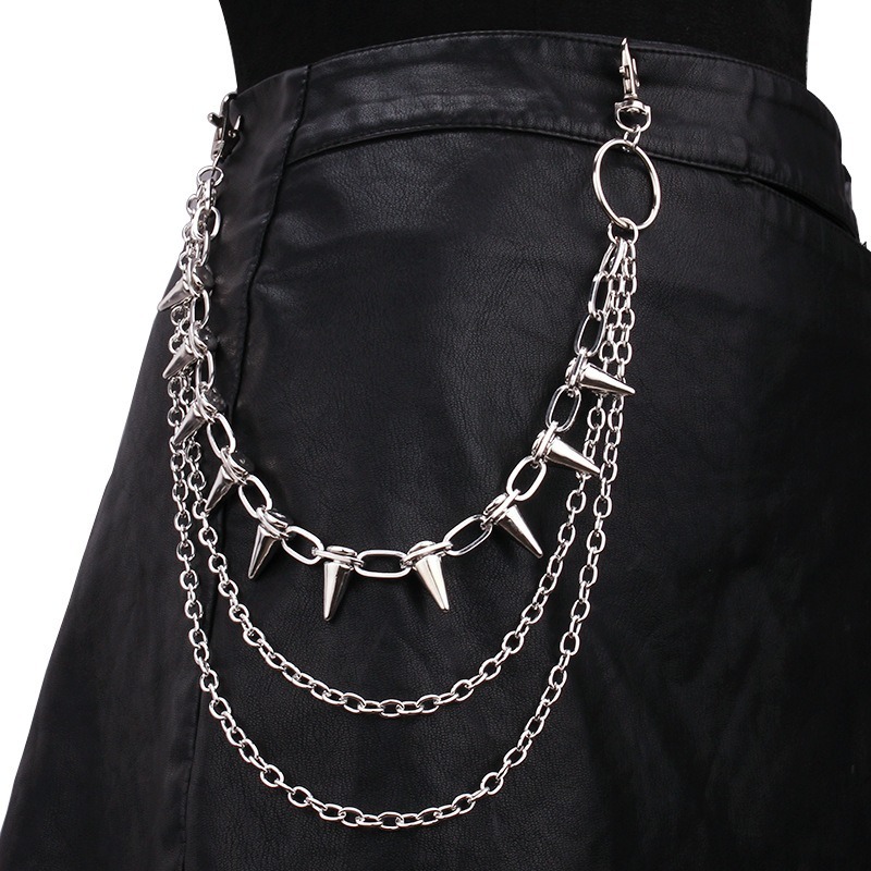 Street Fashion Jeans Women - Hip Hop Punk Rock métal pantalon