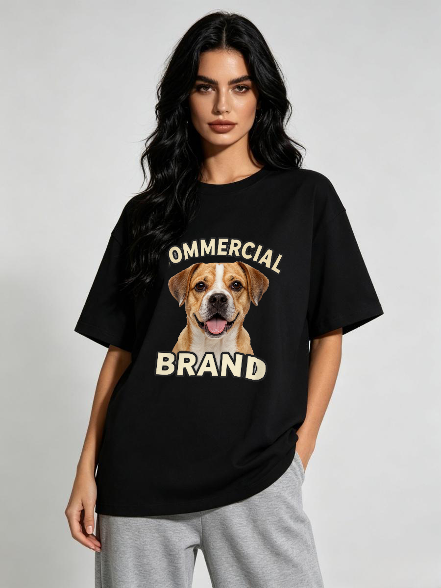 Street Fashion Co - T-shirts Teints Paprika, Thème Mouvement et