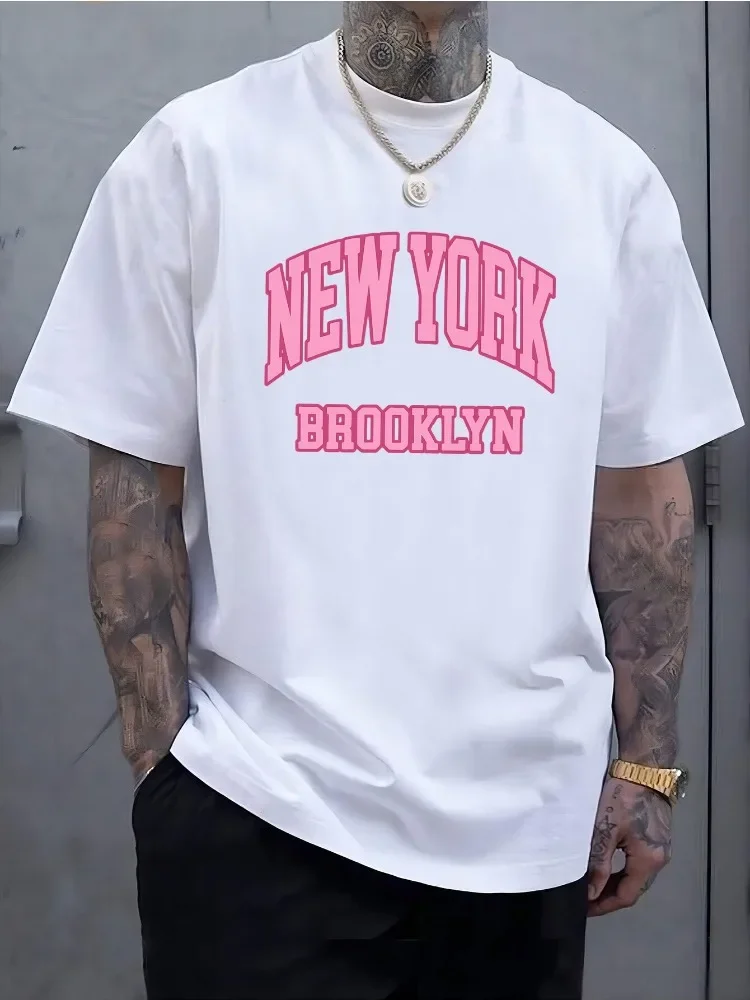 T-shirt d'été en coton à manch - Street Fashion In New York avis et prix