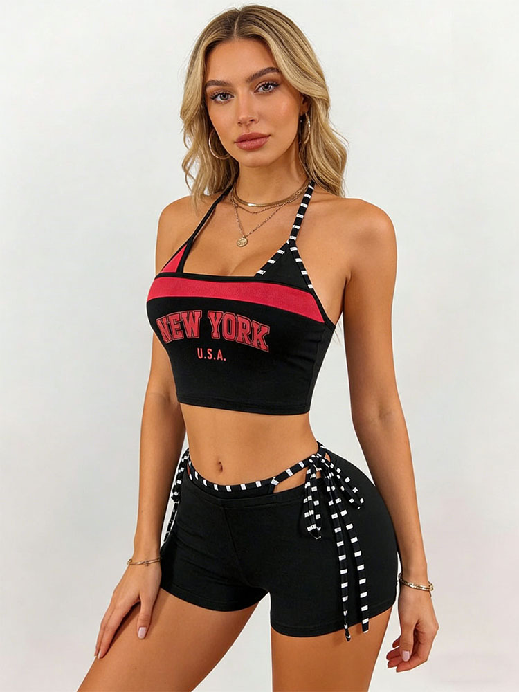 2026 Nouveau 2 pièces Y2K Halt - Street Fashion New York 2026 avis et prix
