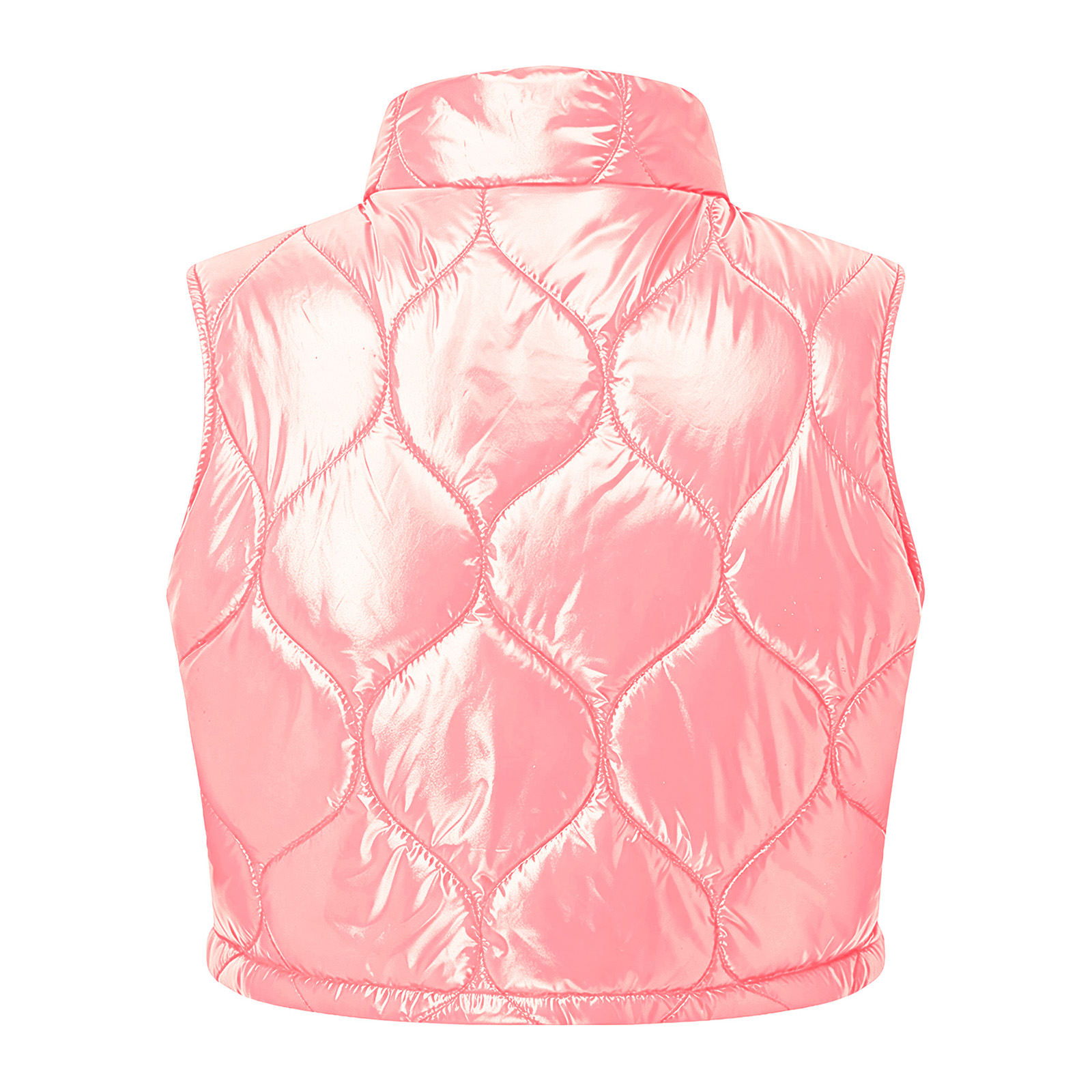 Gilet matelassé court chaud d' - Puffer Vest Padded avis et prix