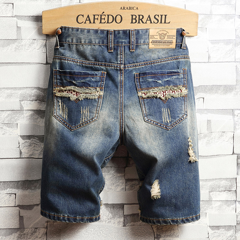 Shorts en jean déchirés pour h - Street Fashion Baggy avis et prix