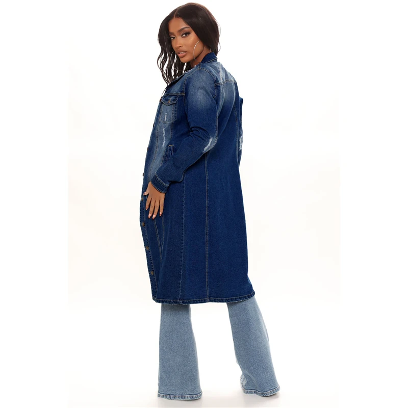 Nouveauté mode trou coton auto - Street Fashion Jeans Women avis et prix