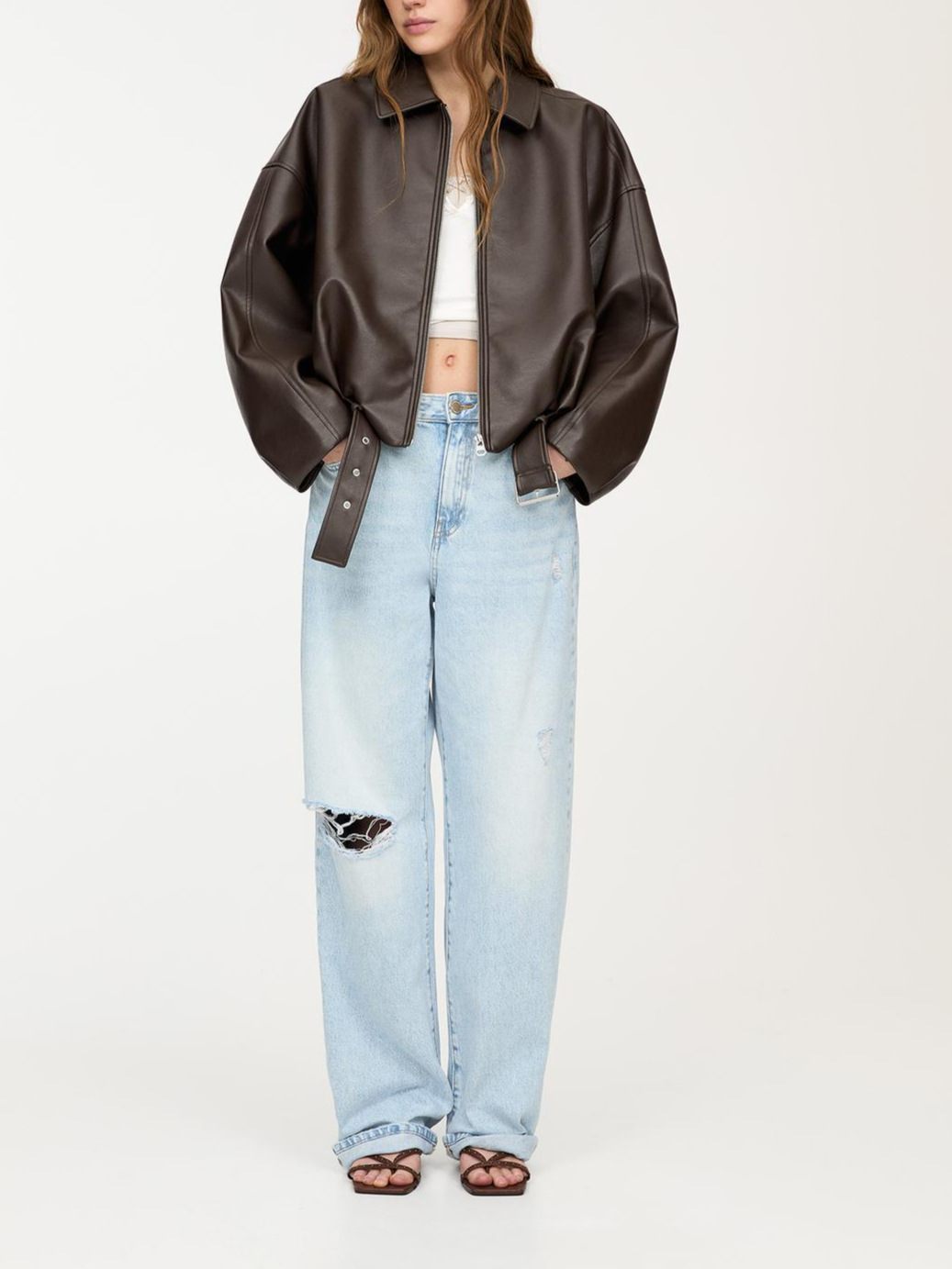 Veste en cuir GG Fashion pour  - Street Fashion Co avis et prix