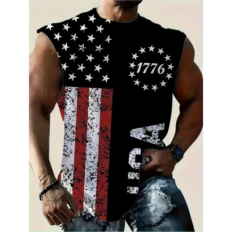 Débardeur drapeau américain im - Street Fashion Usa avis et prix
