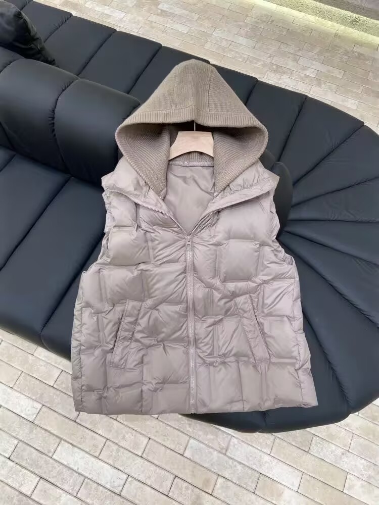 Veste décontractée en tricot c - Puffer Vest Padded avis et prix
