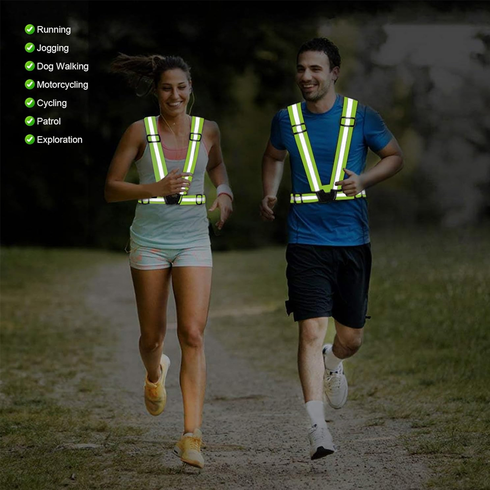 1 pièces gilet de course de nu - Reflective Jacket Running avis et prix