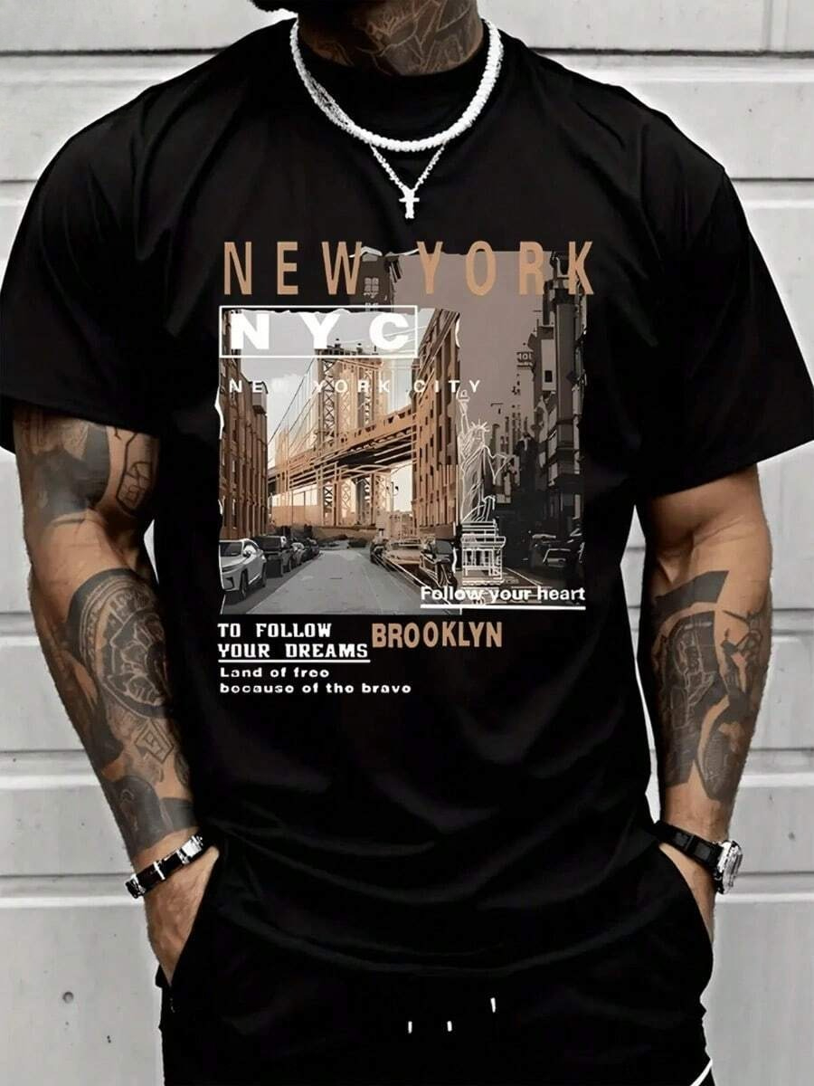 T-shirts en coton décontractés - Street Fashion New York 2026 avis et prix