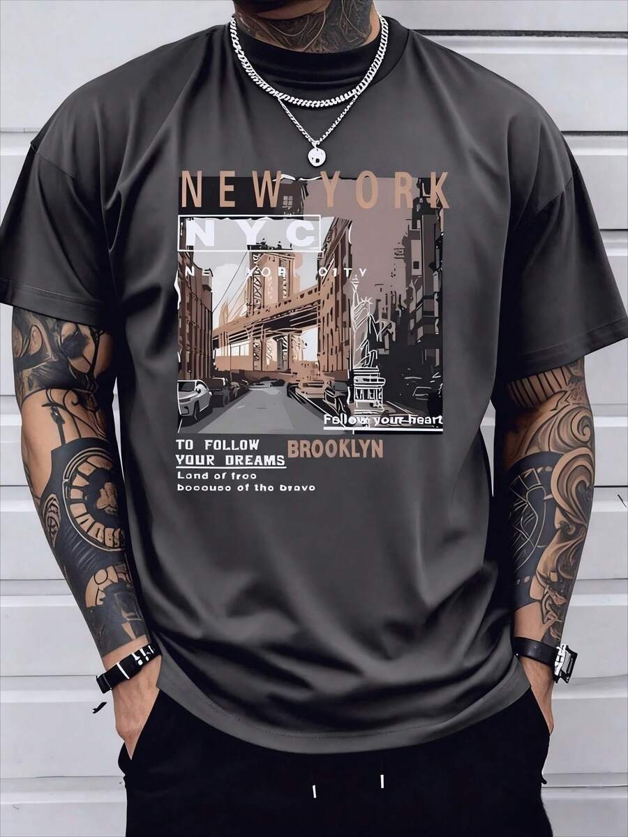 T-shirts en coton décontractés - Street Fashion New York 2026 avis et prix