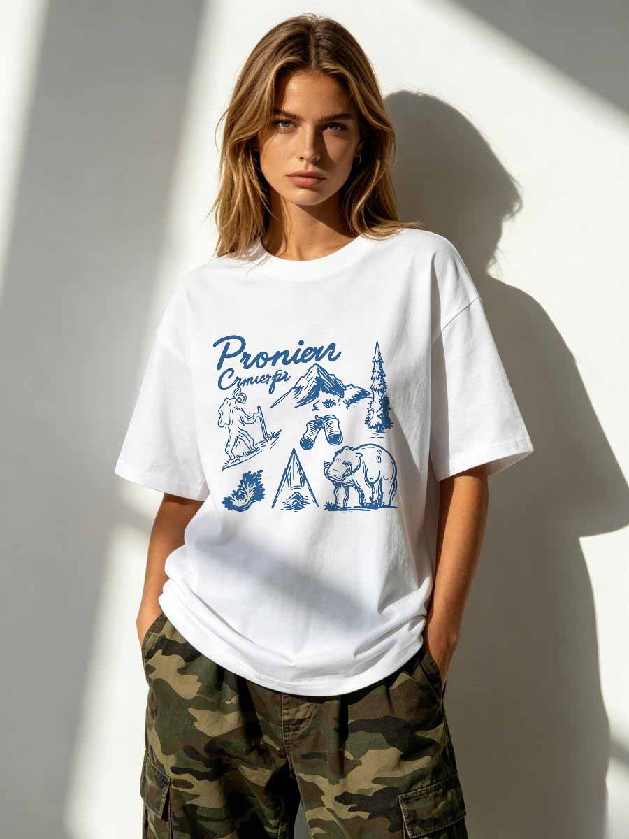 T-shirts pour femmes en coton  - Street Fashion Usa avis et prix