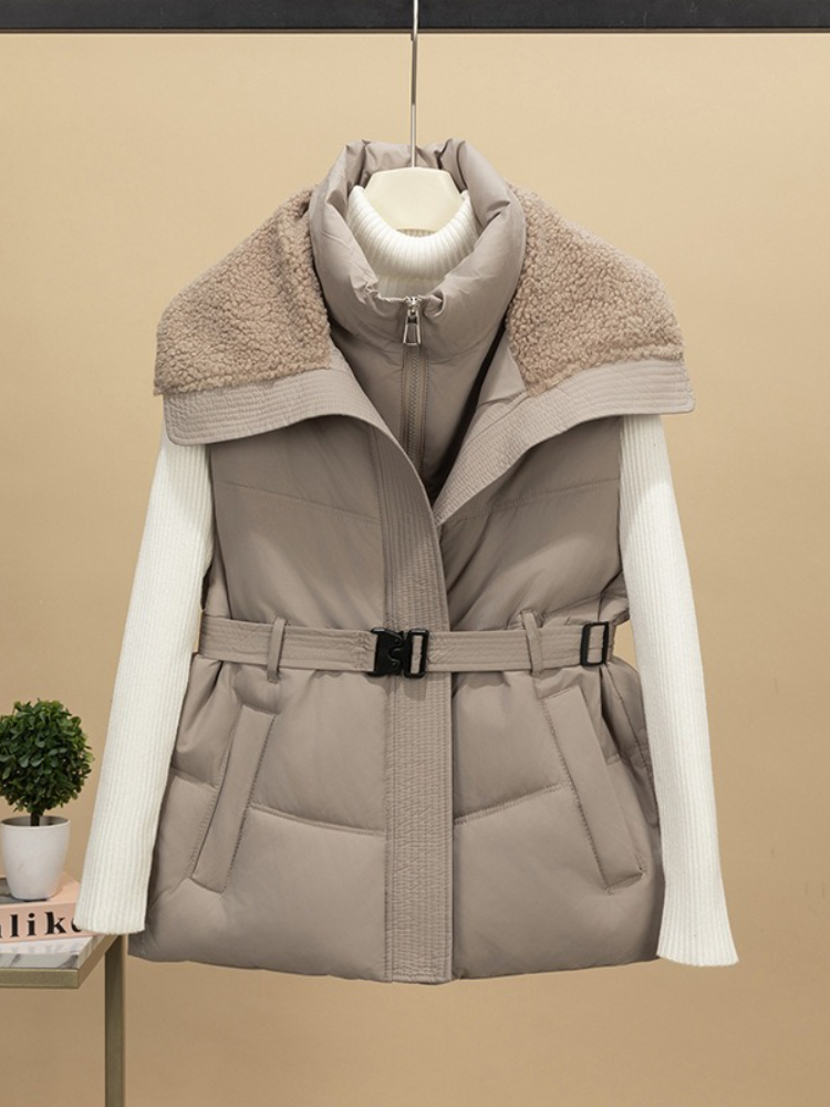 Nouveau gilet matelassé pour f - Puffer Vest Padded avis et prix