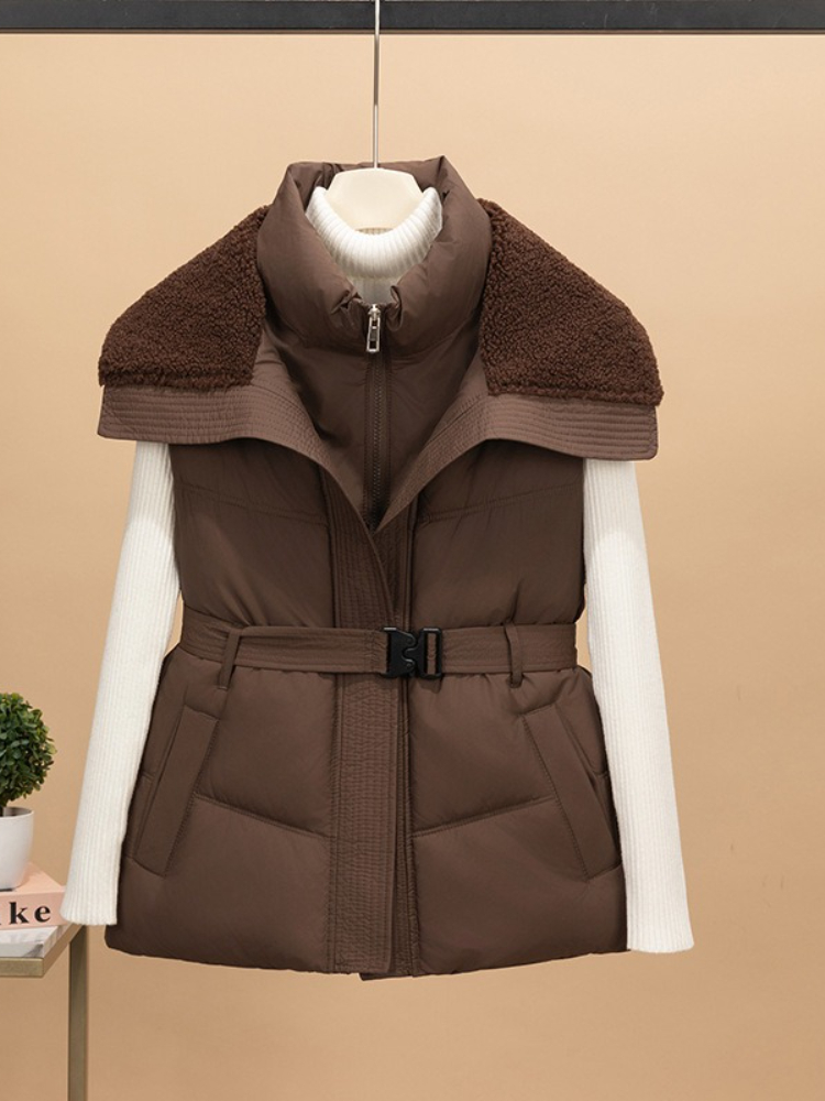 Nouveau gilet matelassé pour f - Puffer Vest Padded avis et prix