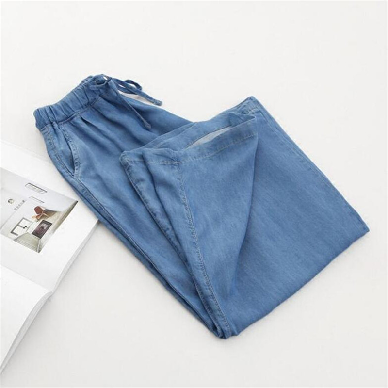 Jean Denim Taille Haute à Jamb - Street Fashion Jeans Women avis et prix