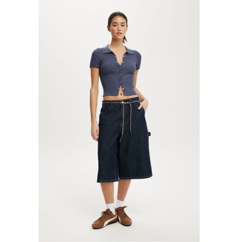Jean short ample taille haute  - Street Fashion Jeans Women avis et prix