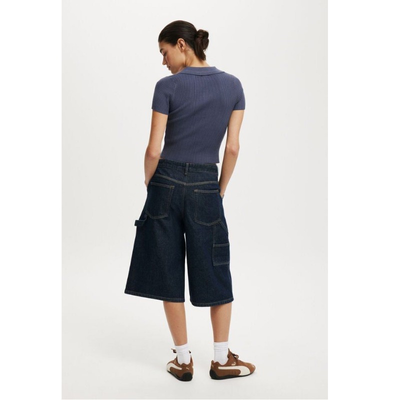 Jean short ample taille haute  - Street Fashion Jeans Women avis et prix
