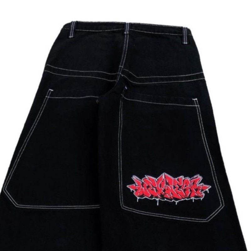 Jeans amples de style hip-hop  - Street Fashion Jeans Women avis et prix