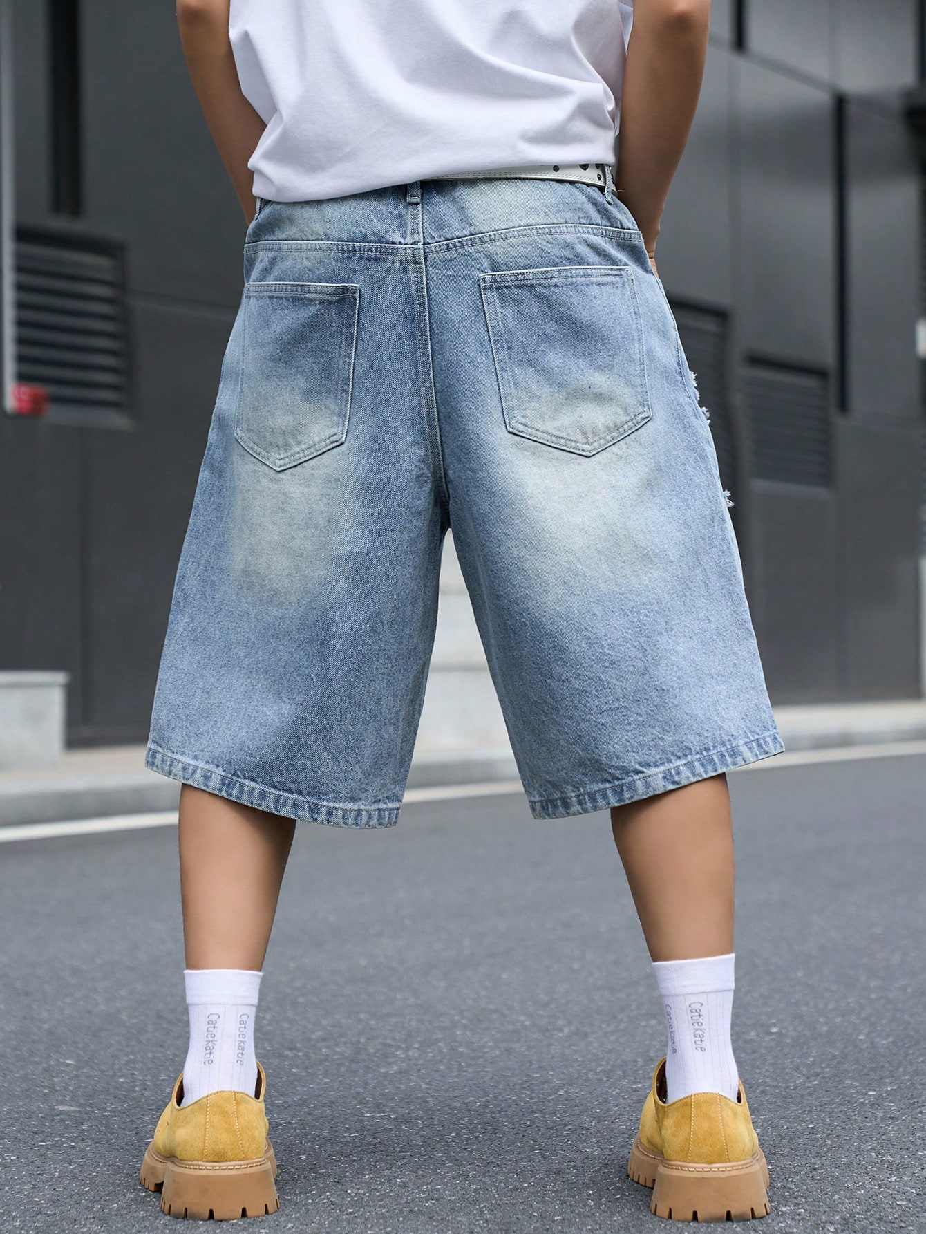Shorts en jean ample pour homm - Street Fashion Baggy avis et prix